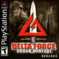 Delta Force Urban Warfare Playstation  box art